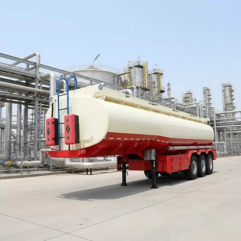Semi-Trailer na Anti-Corrosive Chemical Tank