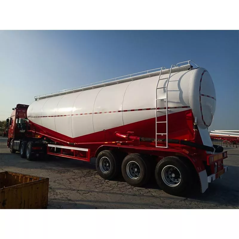 Pahalang na Powder Tank Semi-Trailer